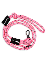 Neon Pink Running Hands-Free Dog Leash