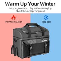 ROCKBROS 11L Insulated Bike Trunk Cooler Bag - Rear Rack Pannier, Commuter Bag