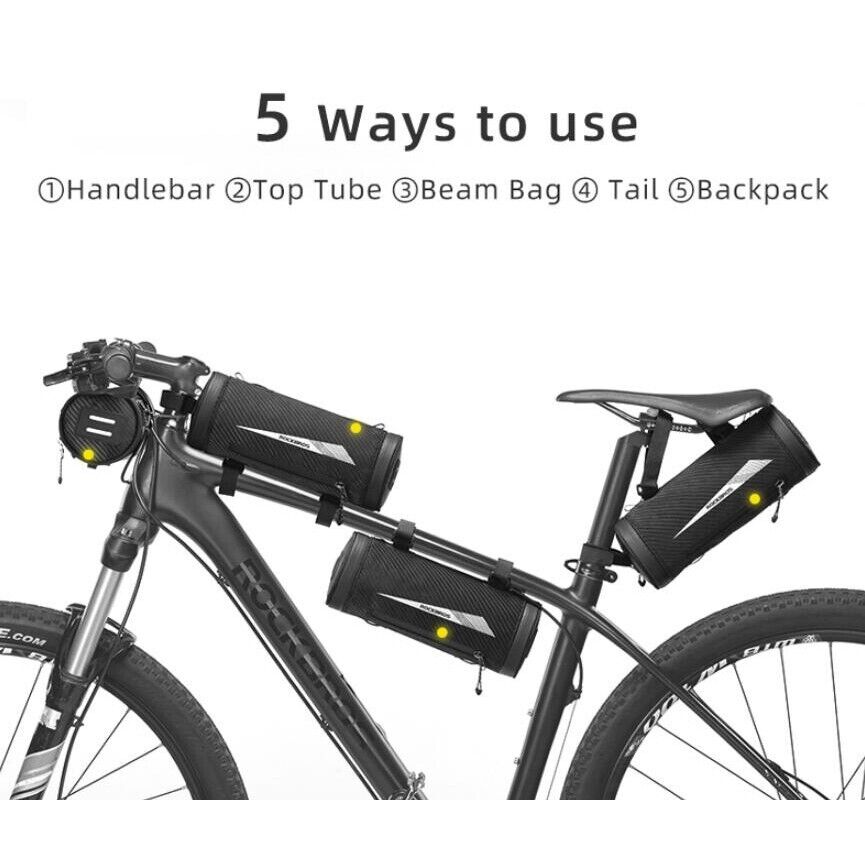 ROCKBROS 2L Waterproof Handlebar Bag - Multi-Purpose, Easy Clean