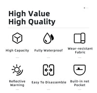 ROCKBROS Large Triangle Bicycle Saddlebag in Yellow