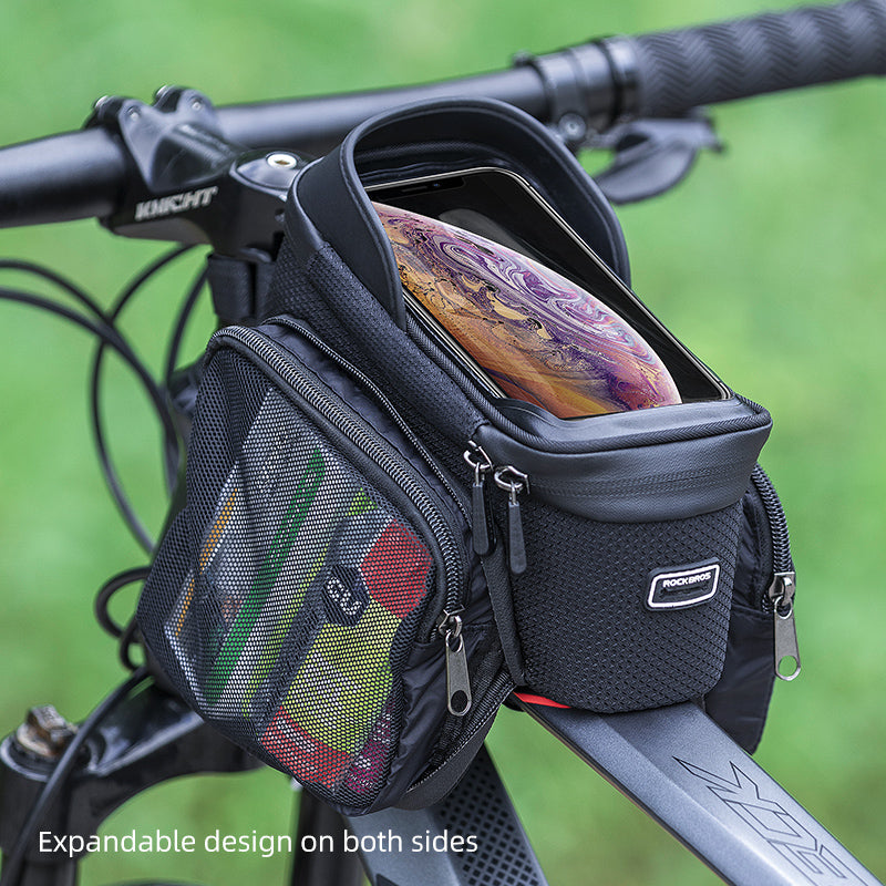 ROCKBROS Bike Frame Bag with Side Bags Bike Top Tube Bag