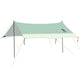 Qunature 3-in-1 Waterproof Canopy Floor Mat Raincoat UPF50+ for Camping