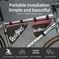 ROCKBROS FlashRide Sketch  Bike Triangle Bag