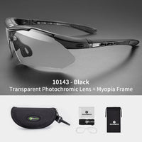 ROCKBROS Cycling Sunglasses Bicycle Photochromic Glasses Full Frame Eyewear