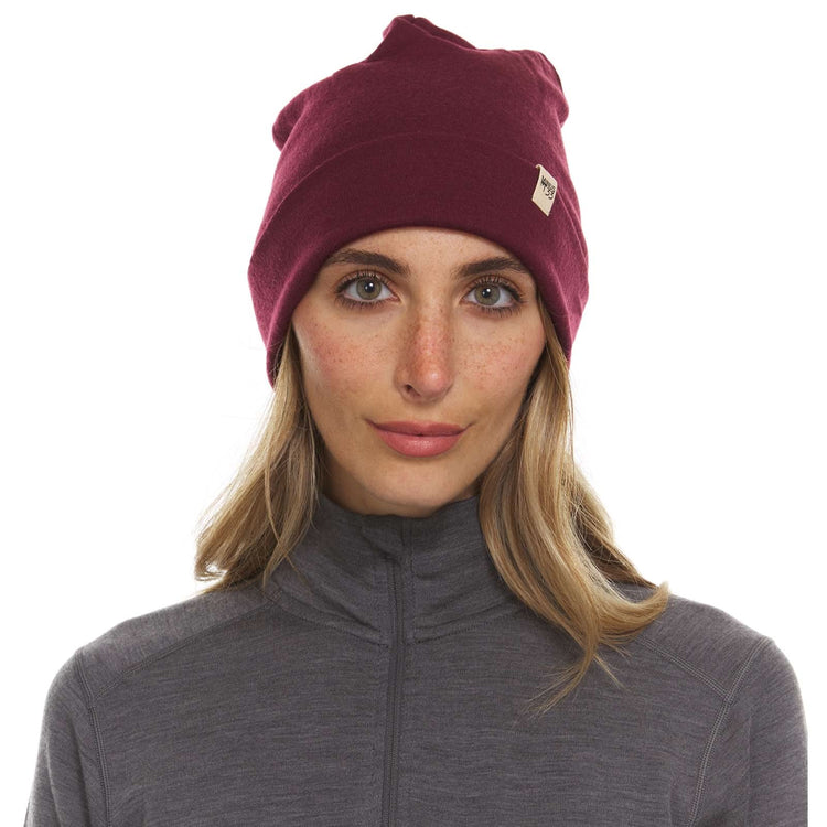 Lightweight - Ridge Cuff Beanie 100% Merino Wool