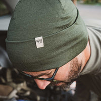 Lightweight - Ridge Cuff Beanie 100% Merino Wool