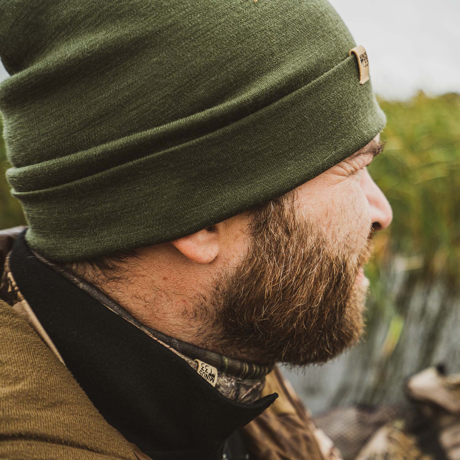 Lightweight - Ridge Cuff Beanie 100% Merino Wool