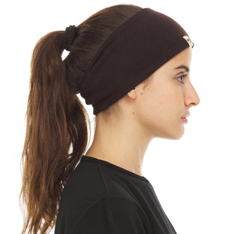 Midweight - Reversible Headband 100% Merino Wool