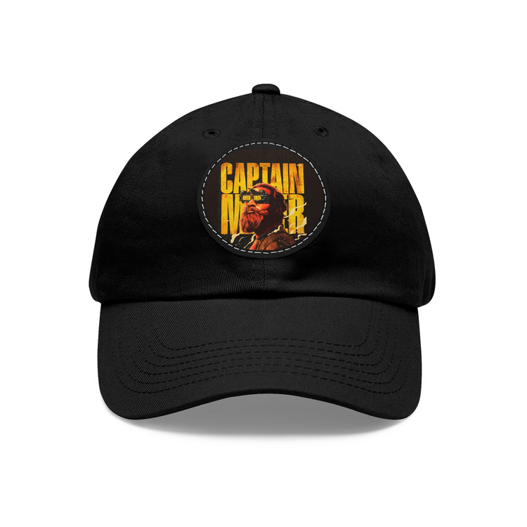 Custom Twill Hat with Leather Patch