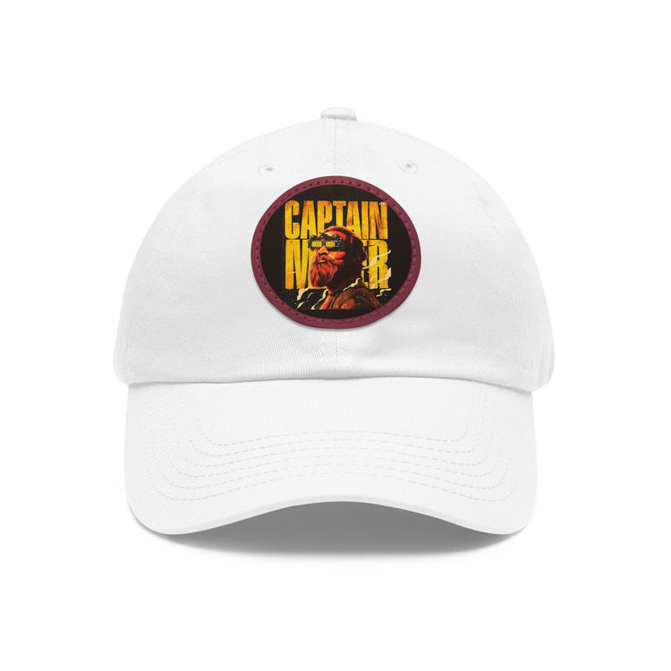 Custom Twill Hat with Leather Patch