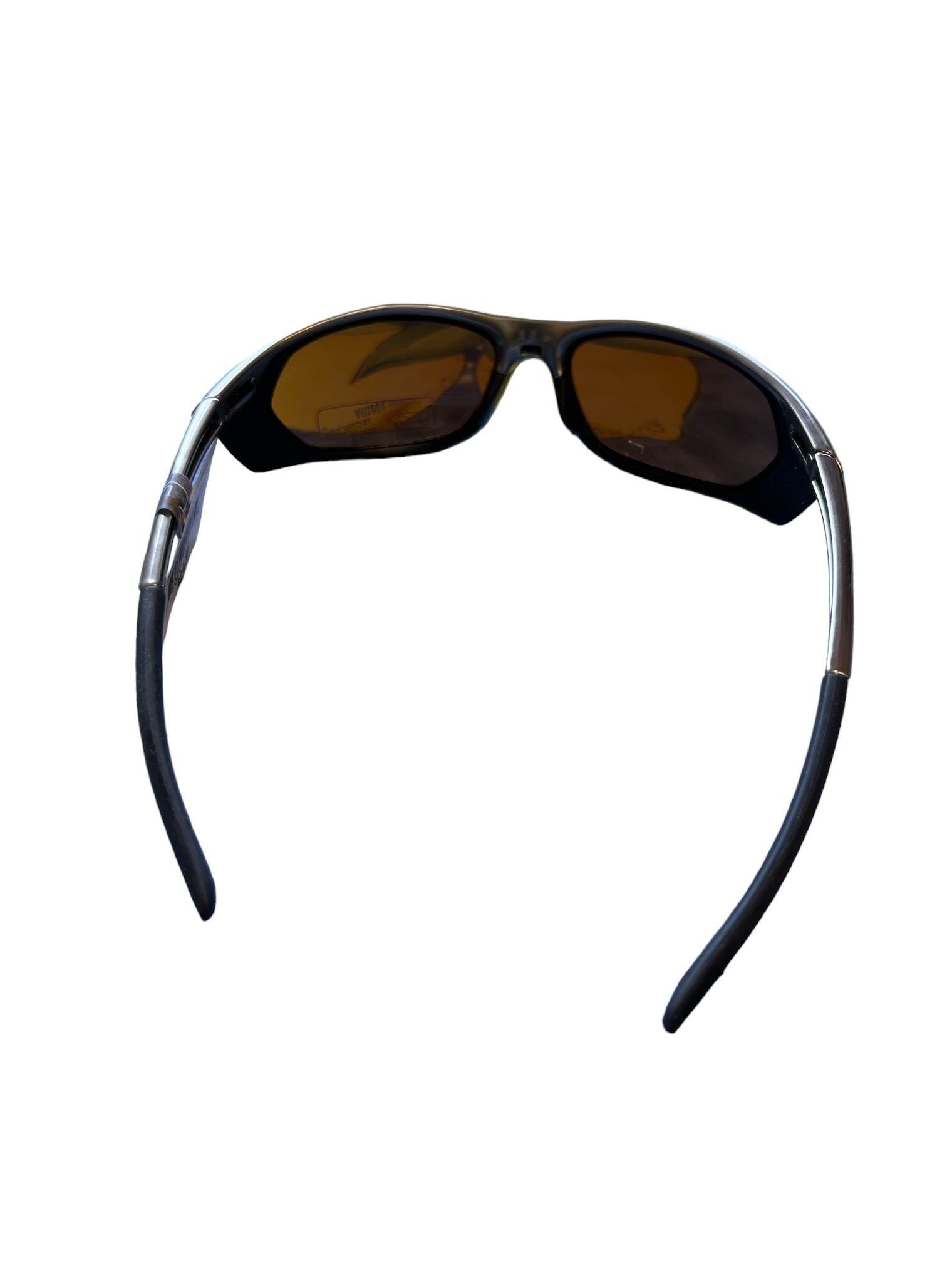 Mountain Shades Rotor Sunglasses, Silver / Black with Brown Lenses