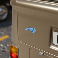 Run Wilmington Transparent Outdoor Sticker