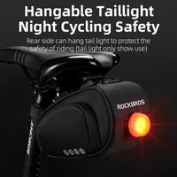ROCKBROS Bike Saddle Bag Bike Bag Under Seat Bag Bicycle Seat Pack Pouch