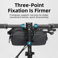 ROCKBROS Cycling Bag Bike Front Handlebar Bicycle Frame Bag Waterproof MTB Bike Bag 2L