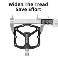 ROCKBROS Ultra Lightweight Flat Bike Pedals in Various Colours (Pair)