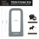 ROCKBROS Motorcycle Bicycle U-Lock Anti-Theft Thickened MTB Bike Lock Alloy Steel 3 Keys