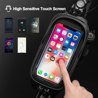 ROCKBROS Waterproof Bike Phone Mount Bag Durabl Touch-Sensitive and Spacious