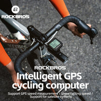 ROCKBROS Smart GPS Speedometer - IPX6 Waterproof Cycling Computer