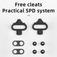 Multi-Function Clipless Flat Bike Pedals in Black (Pair)