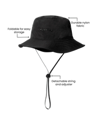 Black Bucket Hat