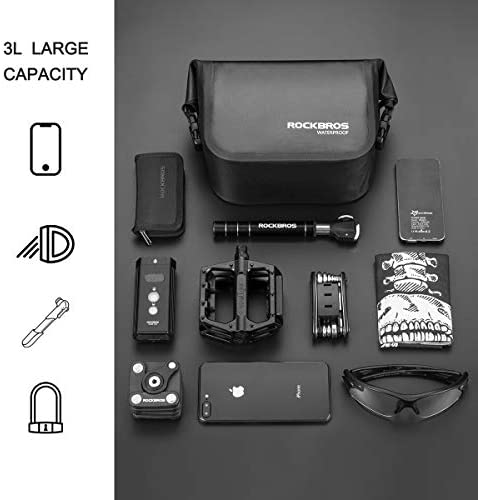 ROCKBROS Bike Handlebar Bag Waterproof 3L
