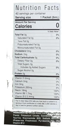 Strike Force Energy Drink Mix - Orange Flavor - Natural Tasting Caffeine Drink - Turn Any Drink into a Healthy Energy Drink - Zero Calories, Keto Friendly, Sugar Free, Pre Workout (40 Liquid Packs)