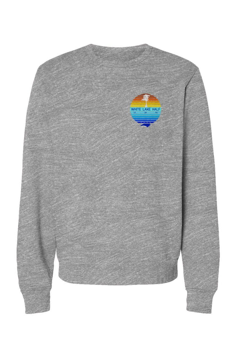 White Lake Half Sponge Fleece Crew Neck Sweatshirt