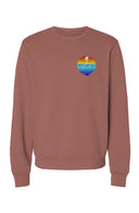 White Lake Half Sponge Fleece Crew Neck Sweatshirt