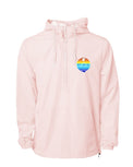 White Lake Half Lightweight Pullover Windbreaker