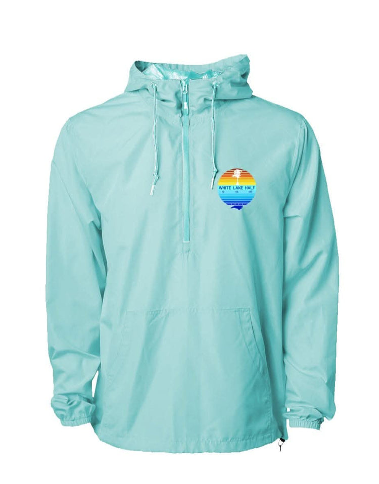 White Lake Half Lightweight Pullover Windbreaker