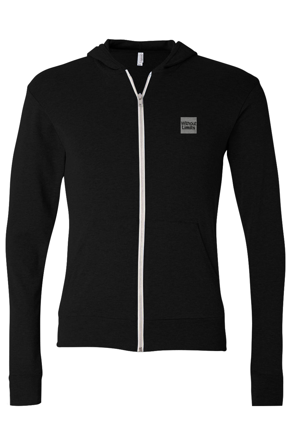 Triblend Full-Zip Lightweight Hoodie