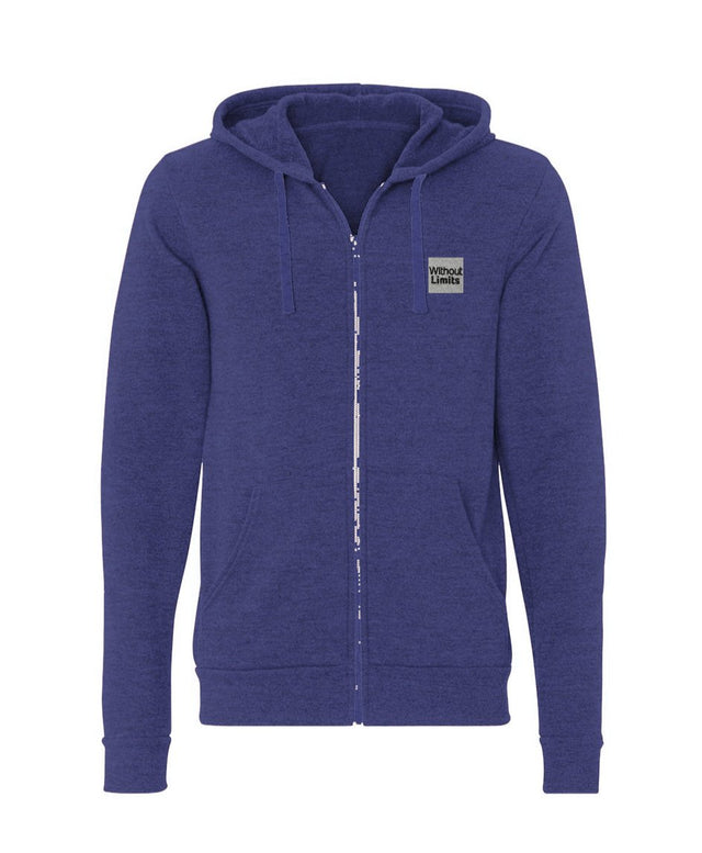 Triblend Full-Zip Sponge Fleece Hoodie