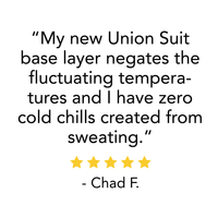 Midweight - Union Suit 100% Merino Wool