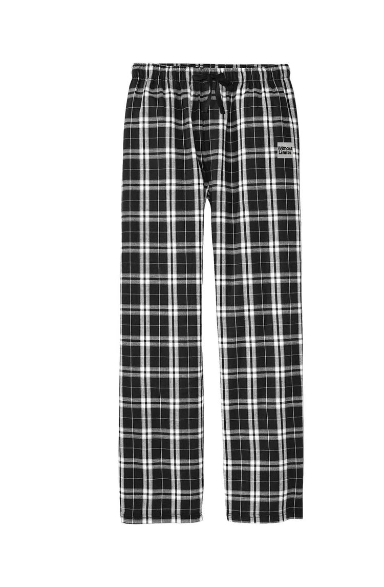 Mens Flannel Plaid Pant