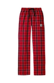 Ladies' Flannel Plaid Pant