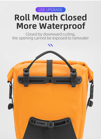 Deluxe Large Capacity Bicycle Saddlebag in Various Colours