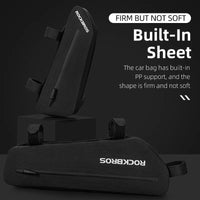 ROCKBROS Bicycle Top Tube Bag Combination Cycling Frame Bags Waterproof 2pcs