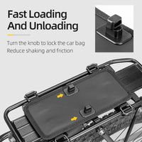 Super 30-Litre Bicycle Saddlebags in Black