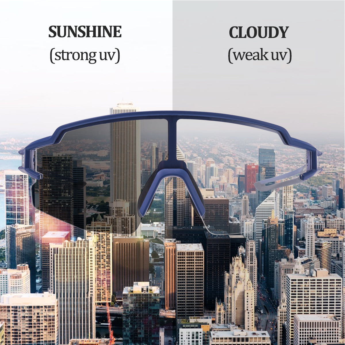 ROCKBROS Sunglasses for Men & Women UV Protection Cycling Glasses