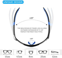 ROCKBROS Cycling Photochromic Glasses Sport Sunglassess Bike Glasses Driving Fishing UV400 Men Women