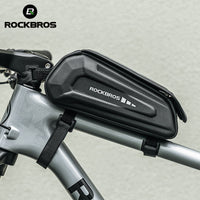 ROCKBROS Bicycle Phone Bag 1.7L 6.8in Waterproof Bike Cycling Frame Bag Top Tube Bag