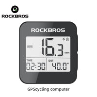 ROCKBROS Smart GPS Speedometer - IPX6 Waterproof Cycling Computer