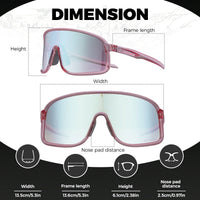 ROCKBROS Cycling Sunglasses Photochromic Polarized Sports Glasses UV400 Unisex