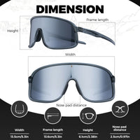 ROCKBROS Cycling Sunglasses Photochromic Polarized Sports Glasses UV400 Unisex