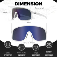 ROCKBROS Cycling Sunglasses Photochromic Polarized Sports Glasses UV400 Unisex