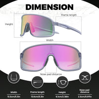ROCKBROS Cycling Sunglasses Photochromic Polarized Sports Glasses UV400 Unisex