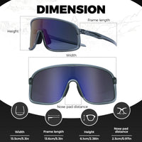 ROCKBROS Cycling Sunglasses Photochromic Polarized Sports Glasses UV400 Unisex