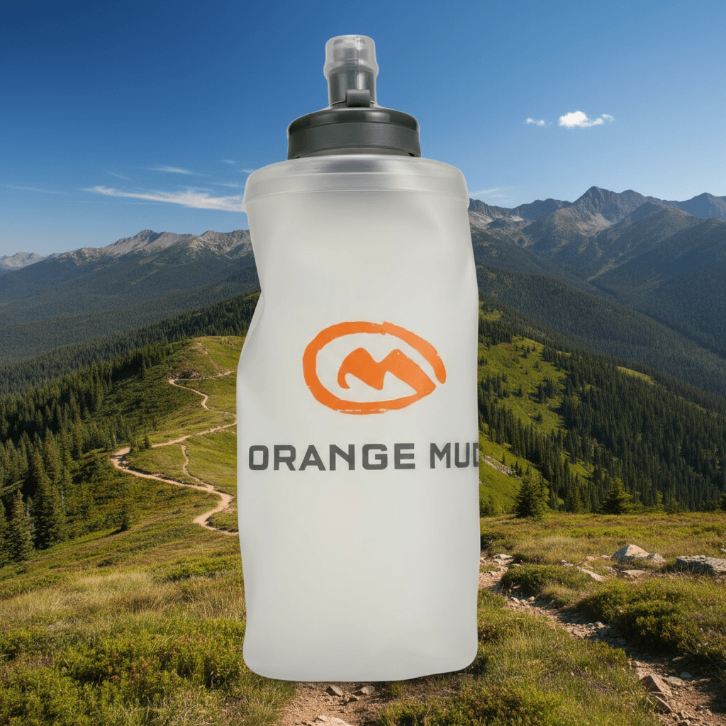 Orange Mud 500ml Soft Flask With Locking Bite Valve