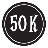 2.5-inch Round Runner Stickers (You Choose the Design & Color) SET OF 4