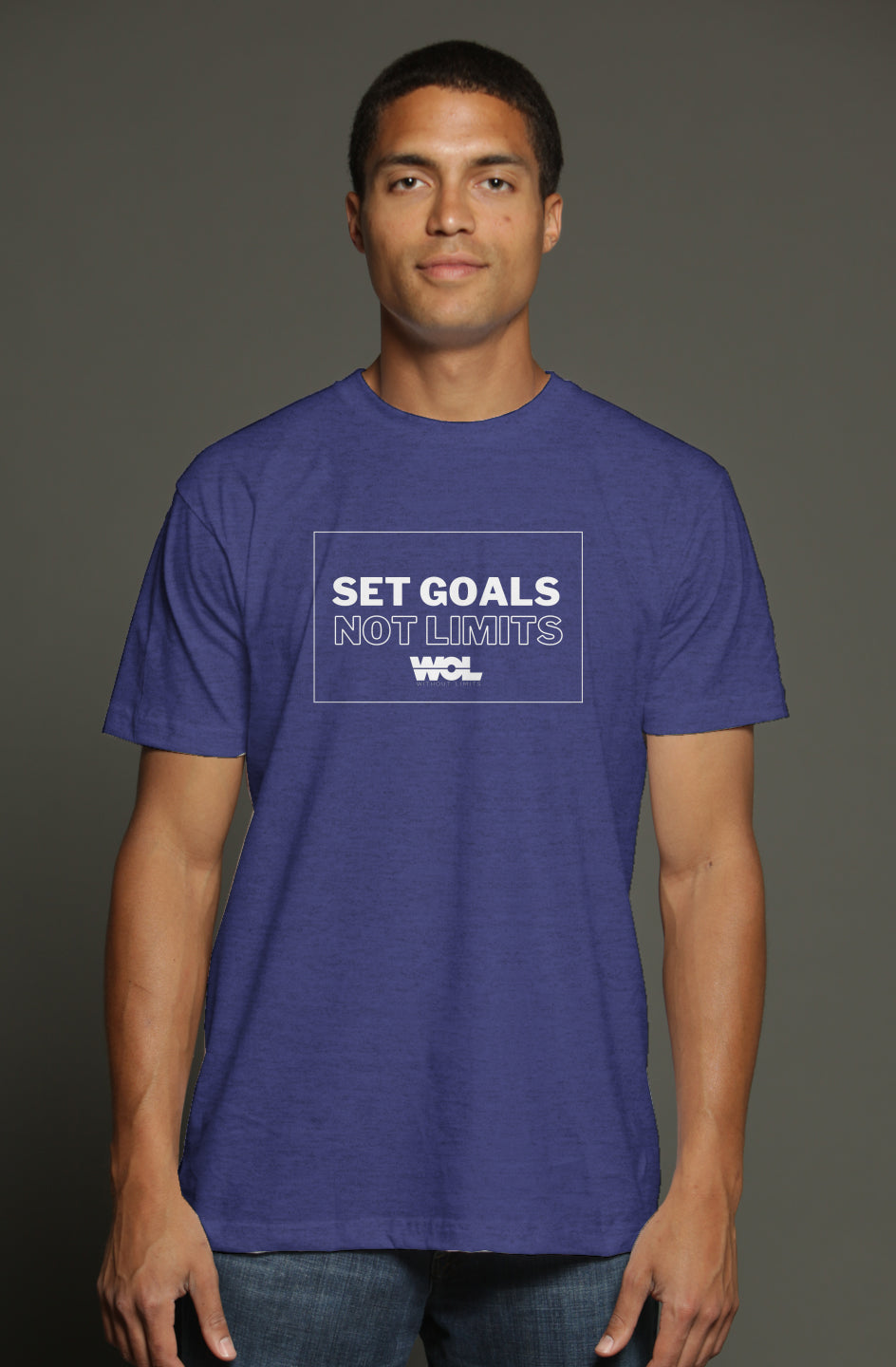 Set Goals Not Limits Triblend Tee